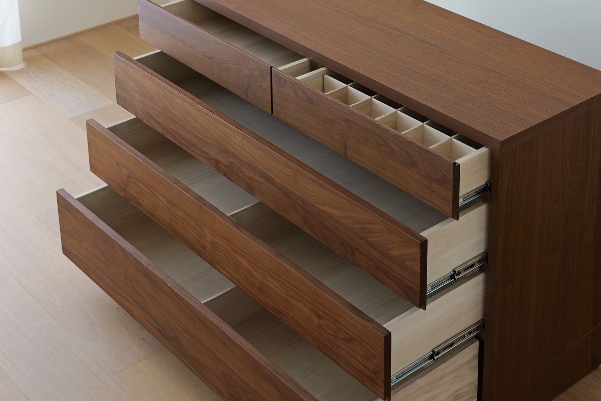 LECCE 105ローチェスト ウォルナット