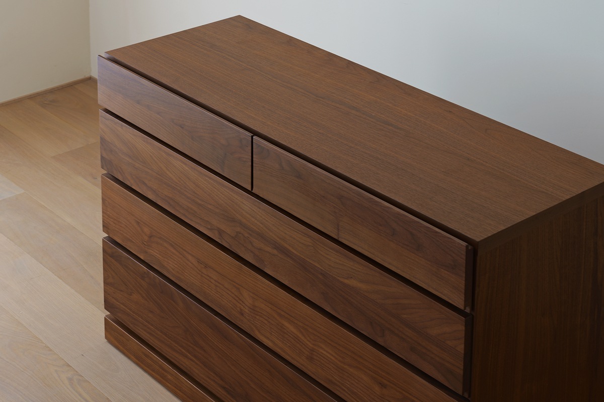 LECCE 105ローチェスト ウォルナット