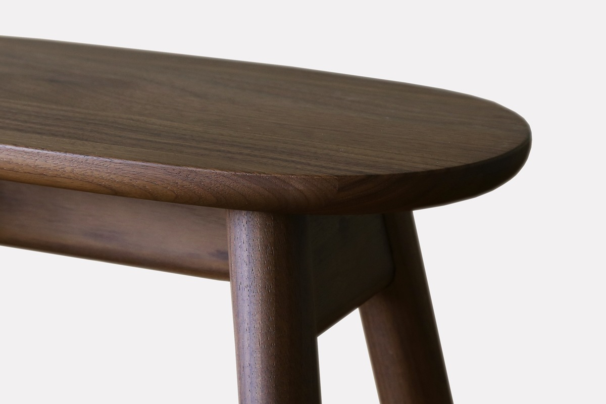 RUBE 90ワイドスツール ウォルナット