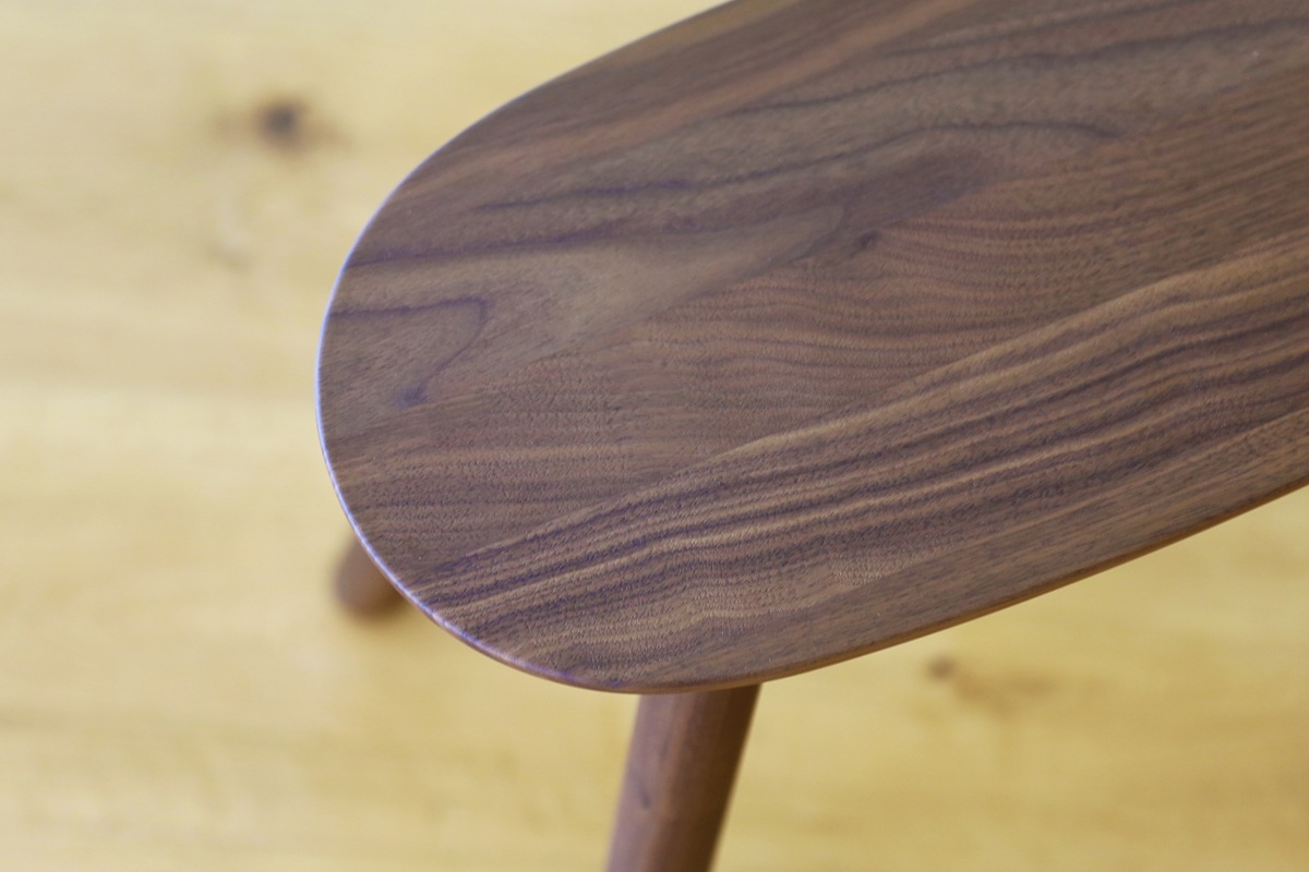 RUBE 90ワイドスツール ウォルナット