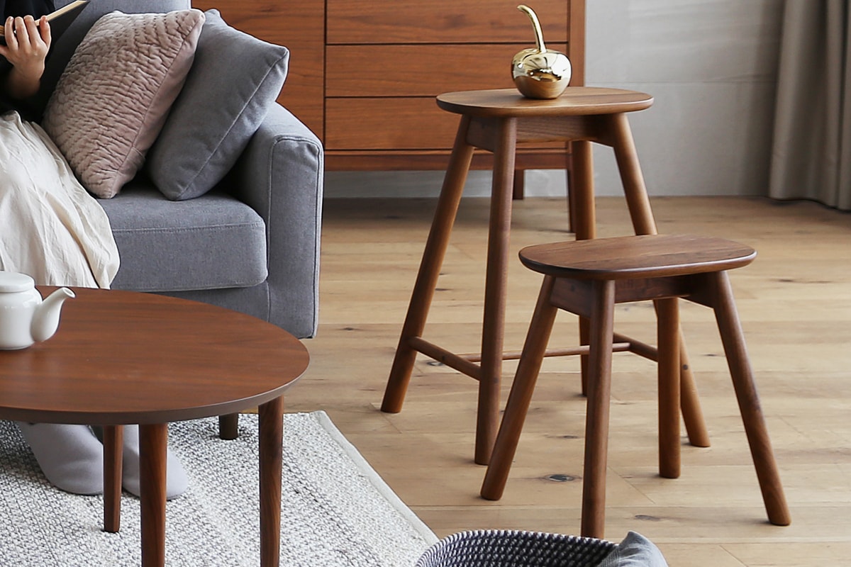 RUBE 40ハイスツール ウォルナット