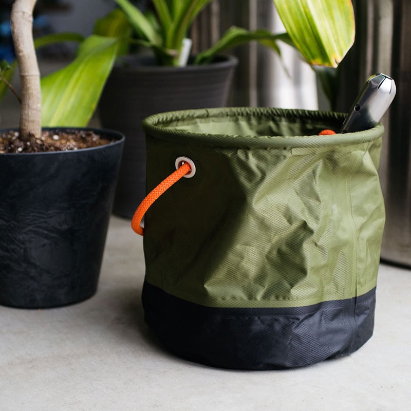 amabro アマブロ FOLDING BUCKET 防水折りたたみバケツ【ガーデニング用品 アウトドア】