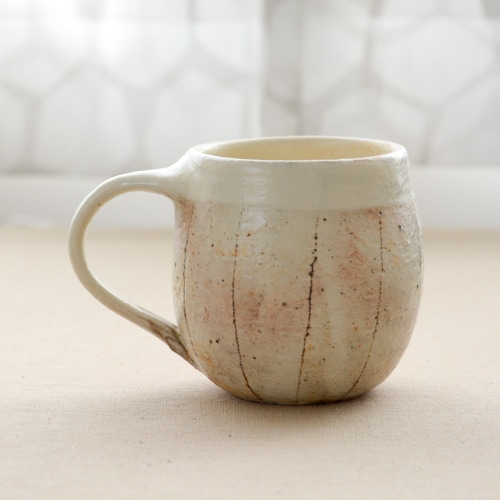 信楽焼　古谷製陶所　古谷浩一　たて鉄線　リブ8寸皿　2枚組 古谷製陶所（古谷浩一）／信楽焼 | ハウスグラム公式通販