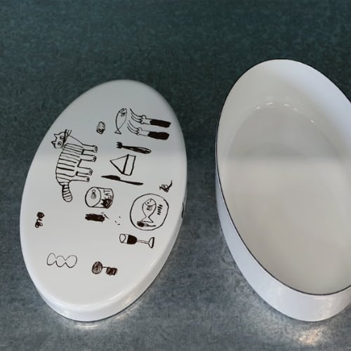 倉敷意匠 トラネコボンボン ほうろうお弁当箱／Sサイズ（2種類）
