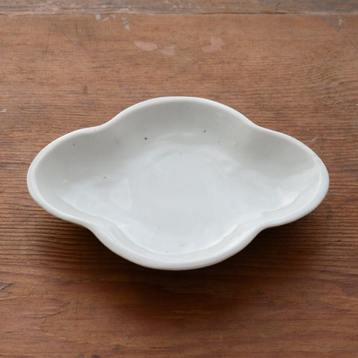 九谷青窯 白磁 モッコ皿／中 | 九谷青窯／九谷焼 | ハウスグラム