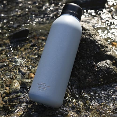 RIVERS　バキュームフラスク ステム BL（水筒 ベルト付き）／5カラー【ウォータボトル ステンレス 保温保冷】