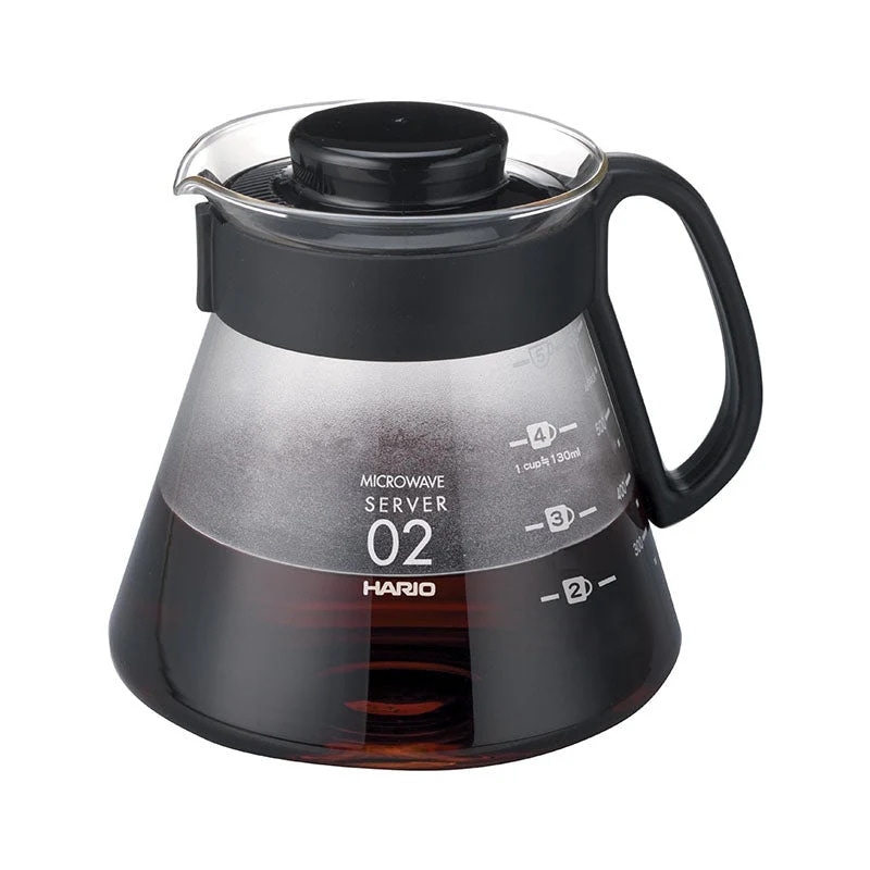 ハリオ　V60レンジサーバー600ブラック XVD-60B 【コーヒーサーバー レンジ対応】