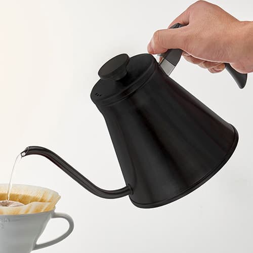 ハリオ　V60ドリップケトル・フィット／マットブラック VKF-120-MB【hario ハンドドリップ ドリッパー やかん】