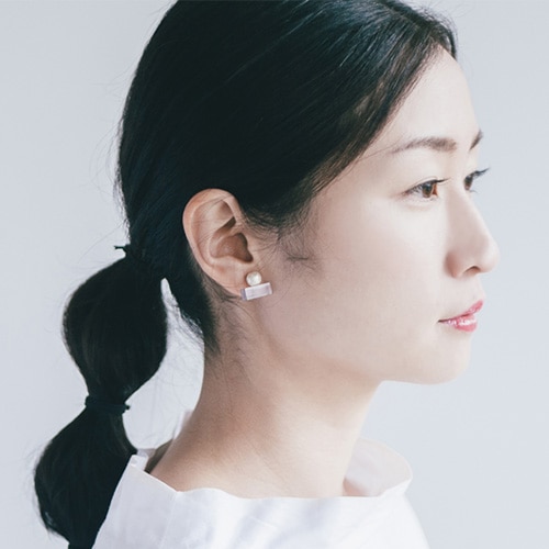 Sur 長方形A ピアス・イヤリング／2カラー