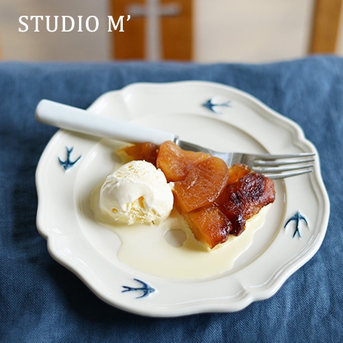 studio m'（スタジオエム）アーリーバード／ラウンドプレート【瀬戸焼 丸皿 おしゃれ】