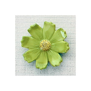 もちもち　お取り置き　1/19まで 花モチーフ　グリーン系◡̈♥︎ 京千 秋桜（コスモス）の箸置き／5カラー 【カトラリー】 | sen（京千