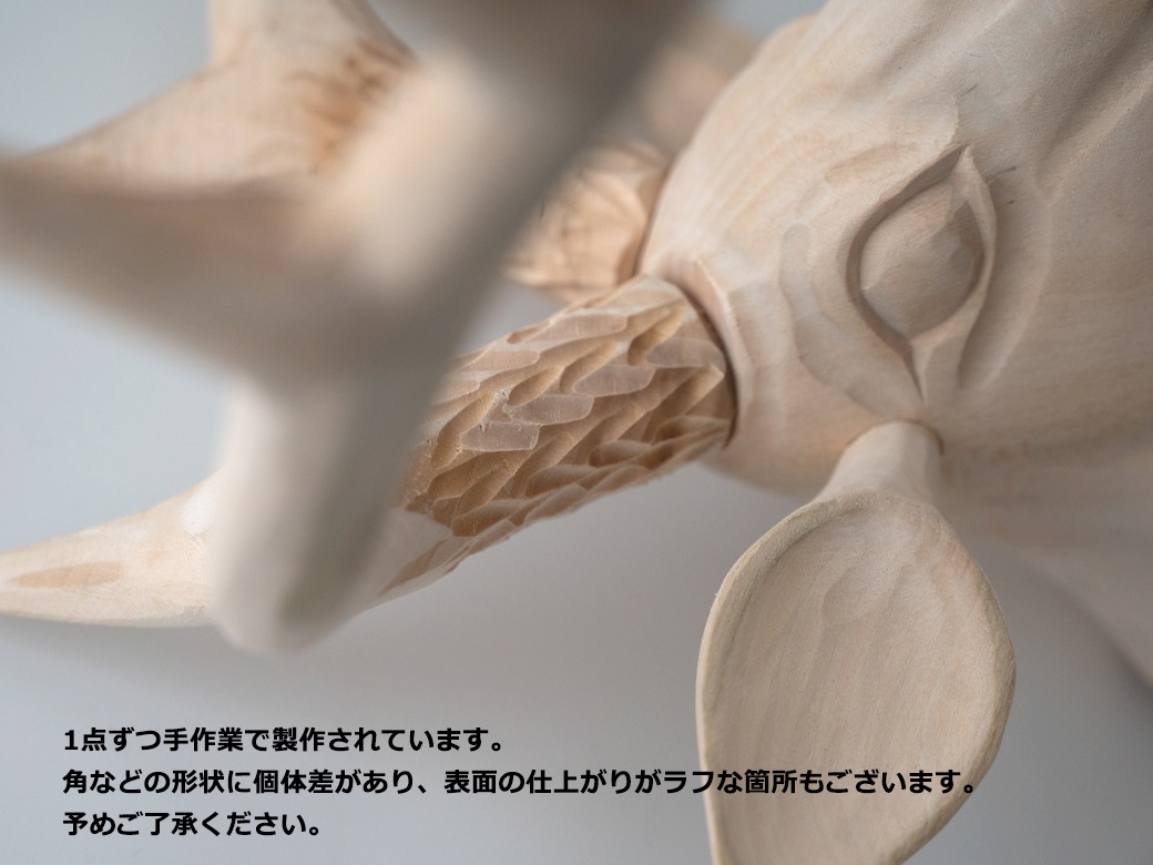 amabro アマブロ ウッド アニマルヘッド／ ジャッカロープ（ツノウサギ