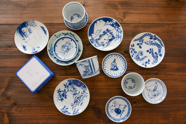 ムーミン×アマブロ SOMETSUKE CHAWAN ごはん茶碗【飯碗 染付 有田焼