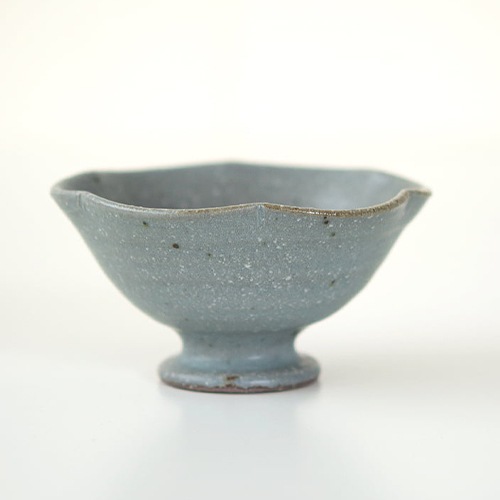 古谷製陶所（古谷浩一） 輪花高台小鉢 4カラー 【信楽焼】 | 古谷製陶