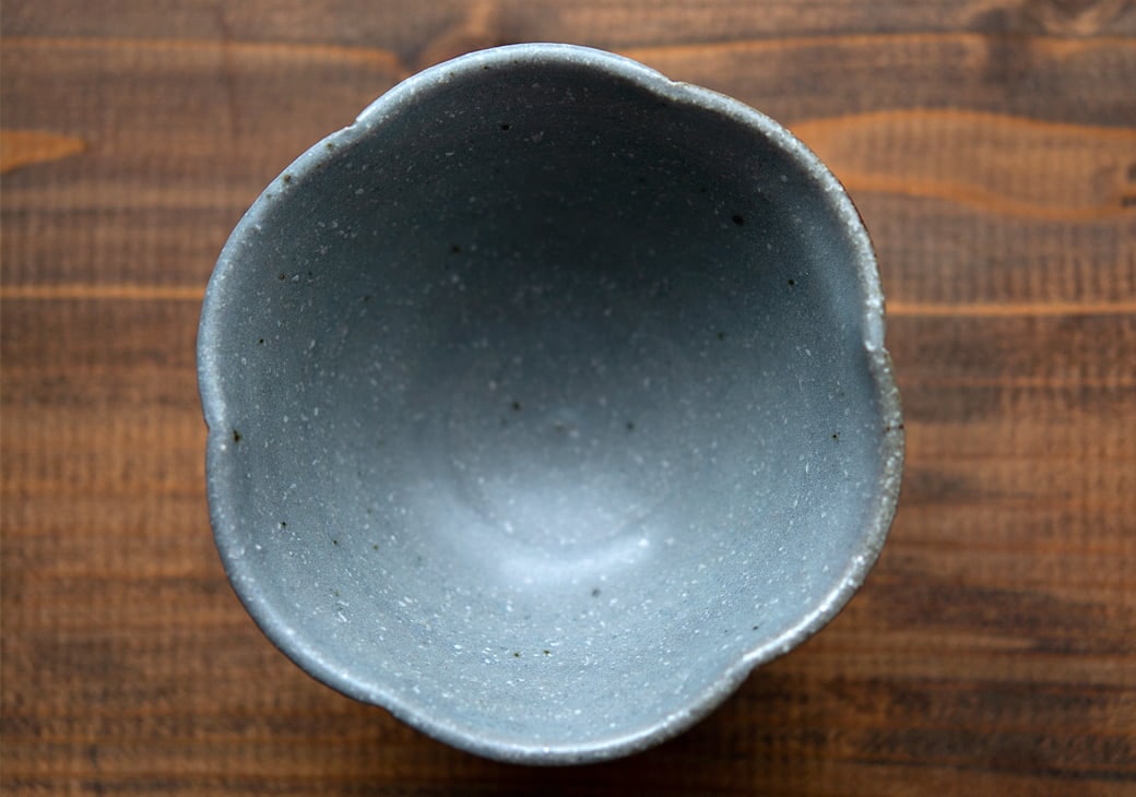 古谷製陶所（古谷浩一） 輪花高台小鉢 4カラー 【信楽焼】 | 古谷製陶