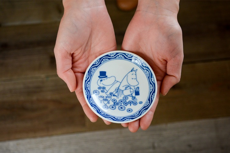 ムーミン×アマブロ SOMETSUKE 手塩皿（豆皿）【染付 有田焼 MOOMIN