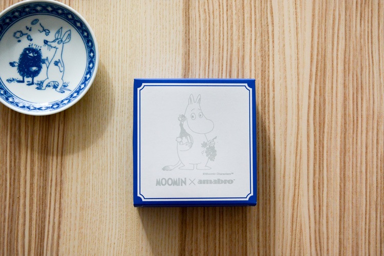 ムーミン×アマブロ SOMETSUKE 手塩皿（豆皿）【染付 有田焼 MOOMIN