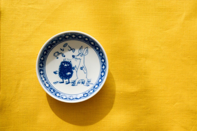ムーミン×アマブロ SOMETSUKE 手塩皿（豆皿）【染付 有田焼 MOOMIN