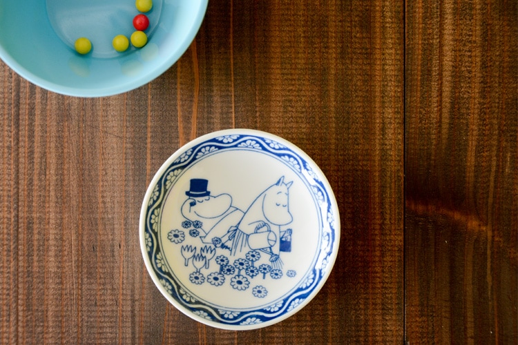 ムーミン×アマブロ SOMETSUKE 手塩皿（豆皿）【染付 有田焼 MOOMIN
