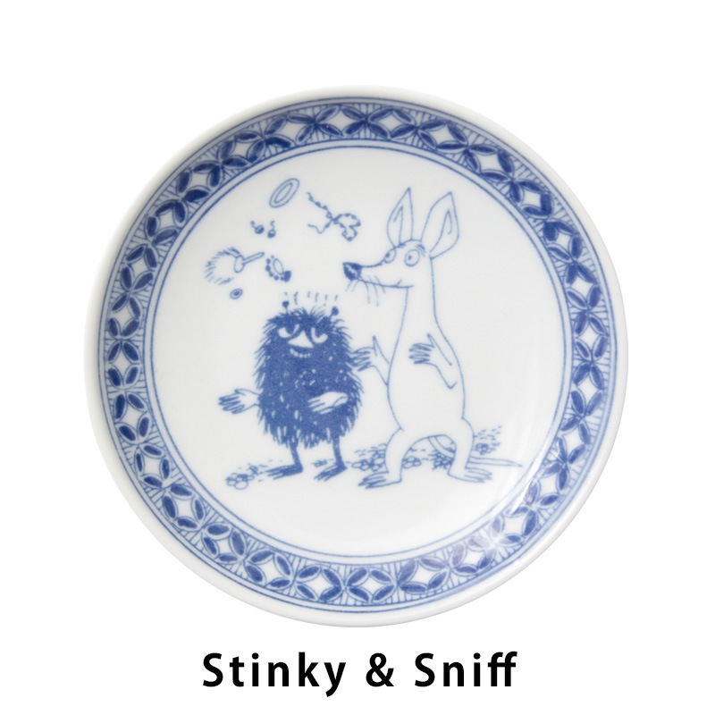 ムーミン×アマブロ SOMETSUKE 手塩皿（豆皿）【染付 有田焼 MOOMIN