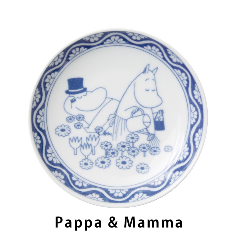 ムーミン×アマブロ SOMETSUKE 手塩皿（豆皿）【染付 有田焼 MOOMIN