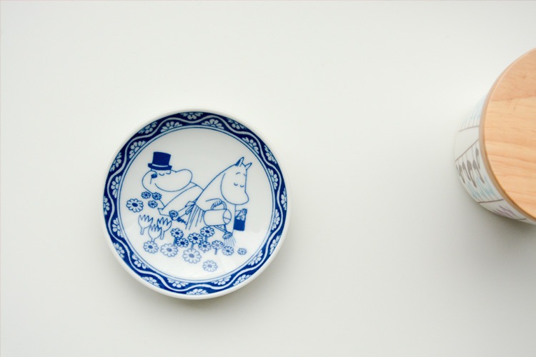 ムーミン×アマブロ SOMETSUKE 手塩皿（豆皿）【染付 有田焼 MOOMIN
