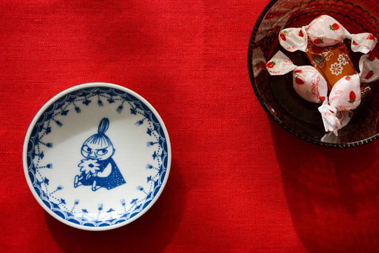 ムーミン×アマブロ SOMETSUKE 手塩皿（豆皿）【染付 有田焼 MOOMIN