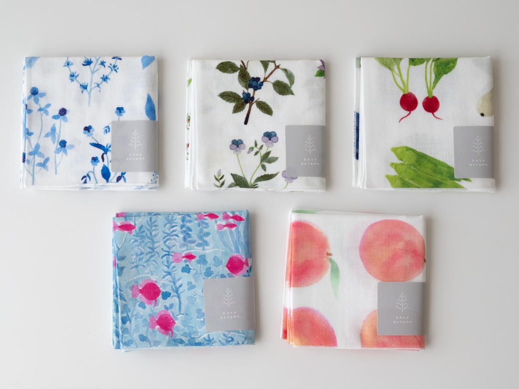 KAYO AOYAMA（青山佳世）ハンカチ HANDKERCHIEF 22種類【ファッション