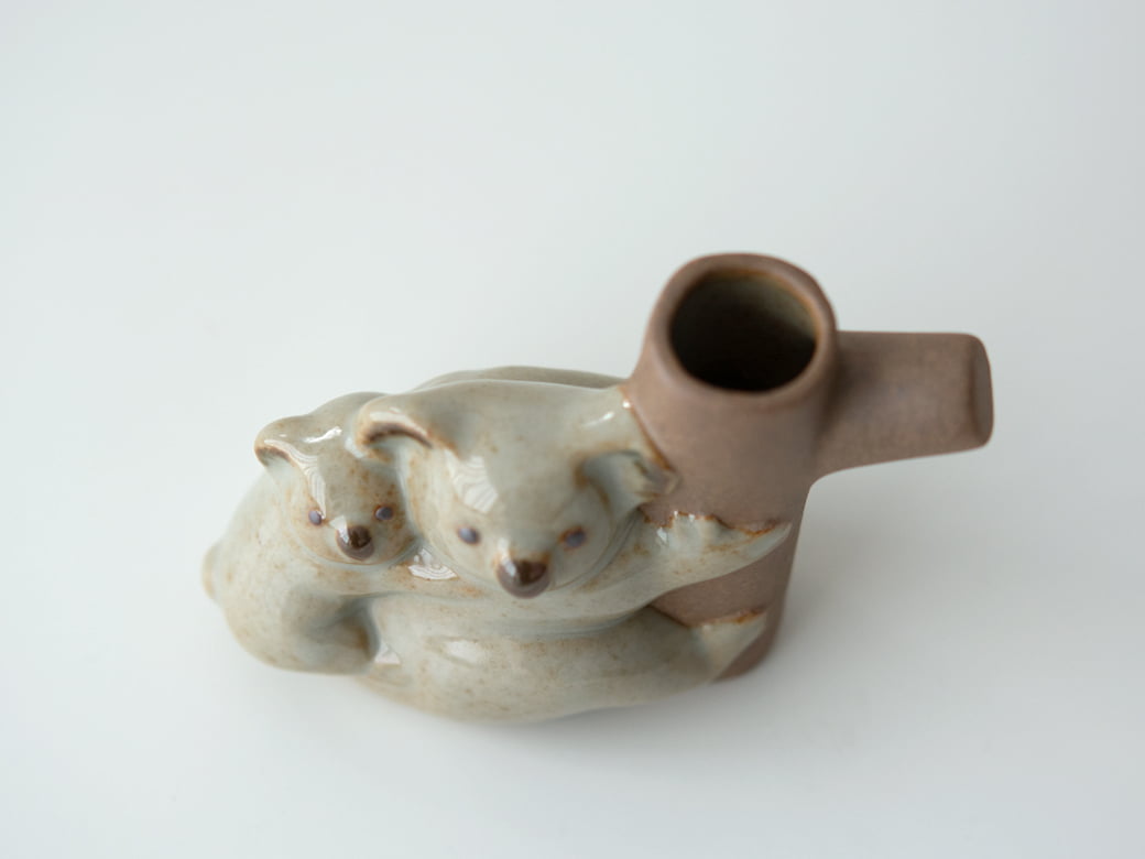 sen コアラの花入れ【一輪挿し 花瓶 花器 陶器のオブジェ】 | sen（京