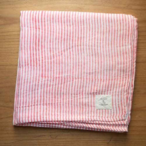 TWO CHAPATI ダブルガーゼクロス（Lサイズ100cm角）／ストライプ（4