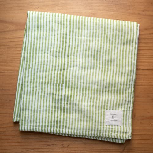 TWO CHAPATI ダブルガーゼクロス（Lサイズ100cm角）／ストライプ（4
