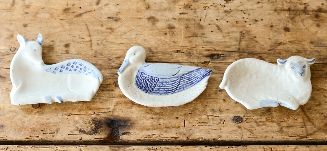 studio m'（スタジオエム）コティ 動物柄の小皿（豆皿）／3種類