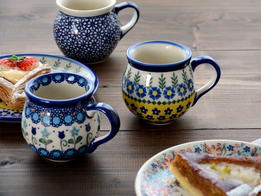 ポーリッシュポタリー ポーリッシュマグ小0.2L／V337 VENA社（ヴェナ社