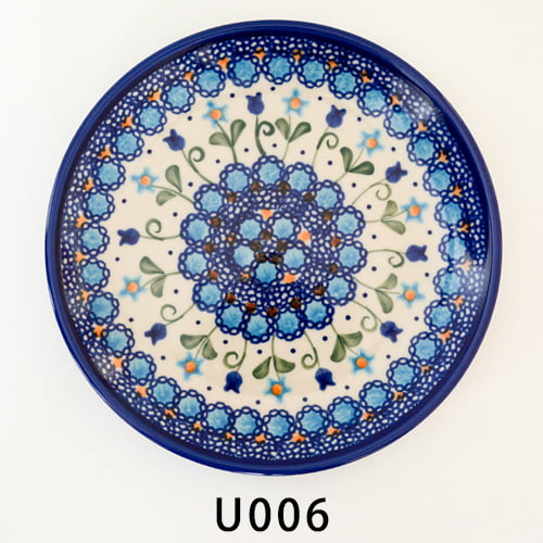 ポーリッシュポタリー 平皿φ17cm／V195 VENA社（ヴェナ社