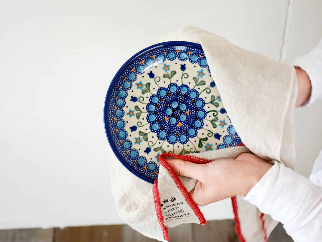 ポーリッシュポタリー 平皿φ17cm／V195 VENA社（ヴェナ社