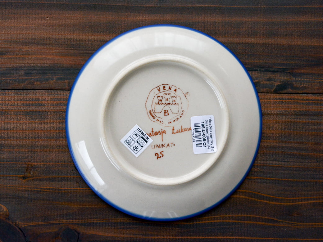 ポーリッシュポタリー ポーランド食器 大プレート皿 ダリア社 ポーリッシュポタリー ポーランド食器 大プレート皿 ダリア社