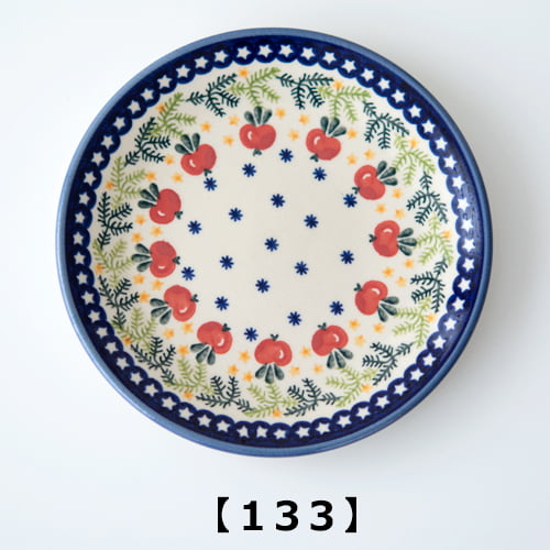 ポーリッシュポタリー 平皿φ17cm／W200（ヴィザ社）【ポーランド食器