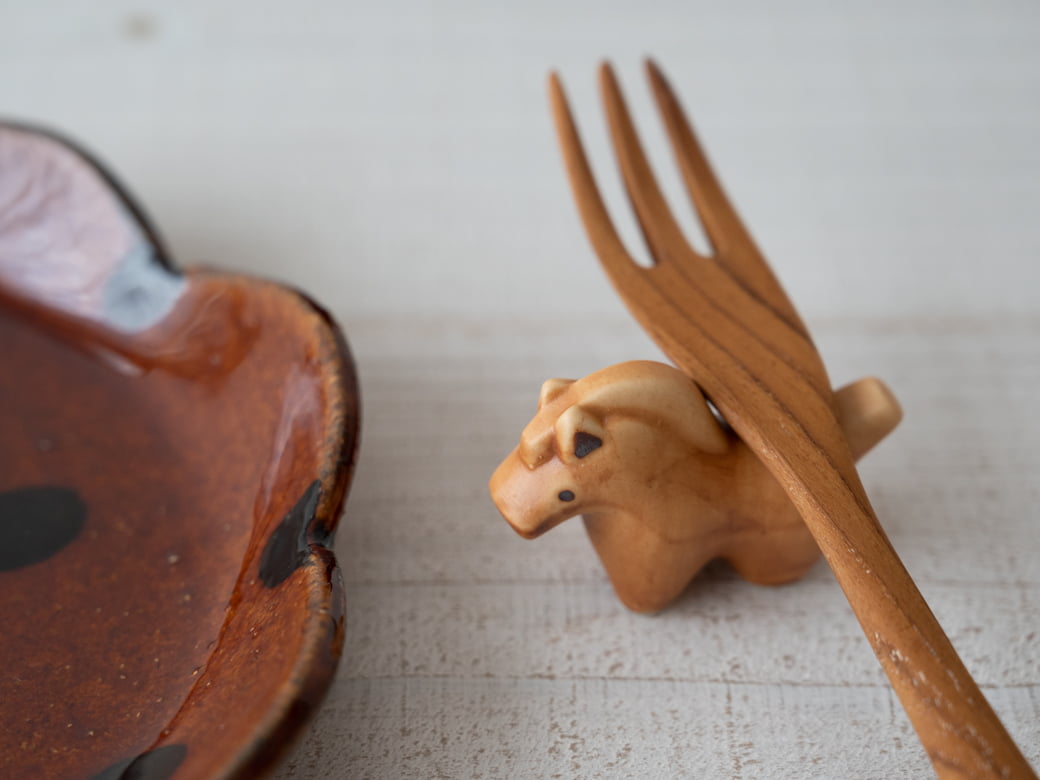 京千 ビスクの箸置き 3種類（リス・ウマ・ウサギ） 【カトラリー
