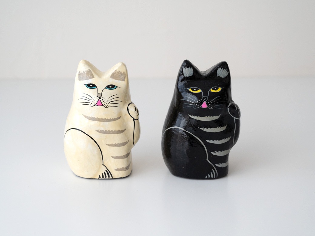 amabro アマブロ インドの招き猫（オブジェ） 2カラー【インテリア