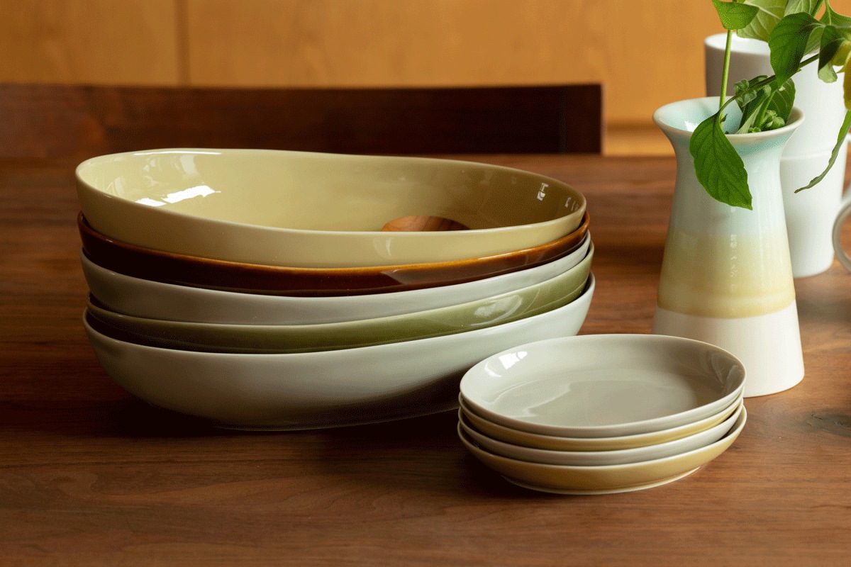 KIHARA OVAL 楕円鉢・大（3カラー）【Colorta 有田焼 楕円ボウル