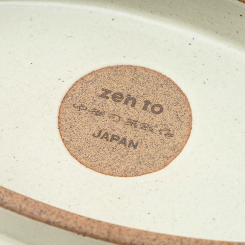 zen to アマブロ 餃子皿 五十嵐可菜デザイン 【amabro 中華料理 皿