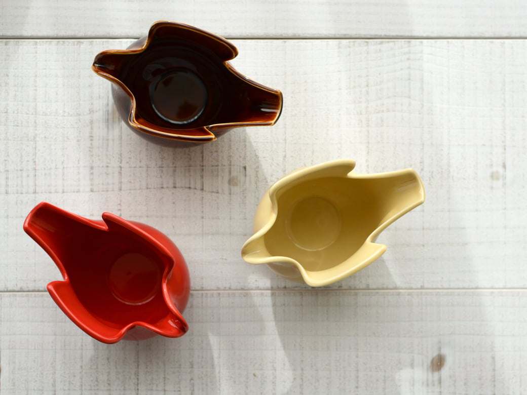 LisaLarson×波佐見焼 duvaドゥーバ ハトの形のポット 西山陶器（5