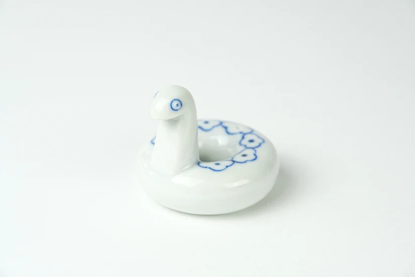 上出瓷藝｜干支「巳（へび）」ポストカード3枚セット【お正月 えと