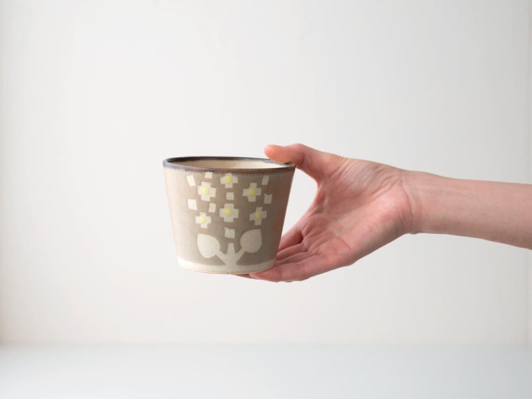 岡さつきさん　お猪口　フリーカップ　茶杯　2個セット 佐藤牧子 フリーカップ／3種類【さとうまきこ 陶芸作家】 | 佐藤牧子