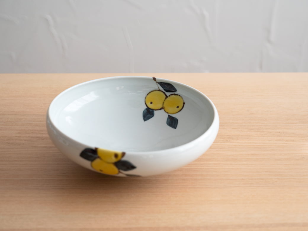 徳永遊心 色絵みかん／7寸鉢 | 徳永遊心窯／うつわ作家 | ハウスグラム