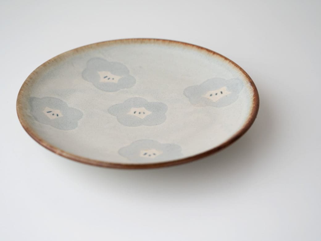 佐藤牧子 プレート（直径約165mm）／3種類【さとうまきこ 陶芸作家
