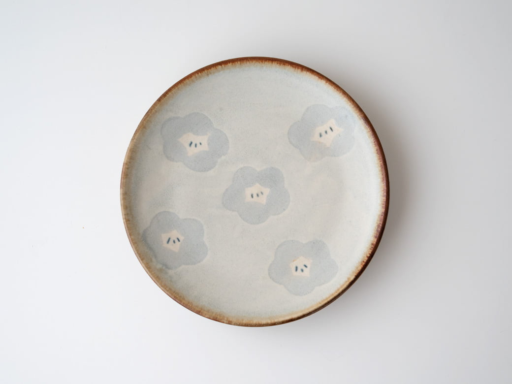 佐藤牧子 プレート（直径約165mm）／3種類【さとうまきこ 陶芸作家