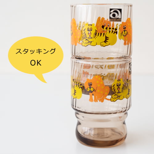 アデリアレトロ 水飲みコップペア（2種類）【昭和レトロ コップ2個