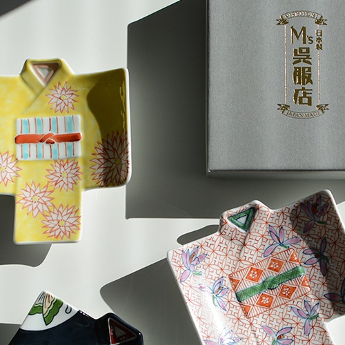 西富陶磁器 さくらんぼ 着物銘々皿 伊万里焼 | 西富陶磁器／有田焼