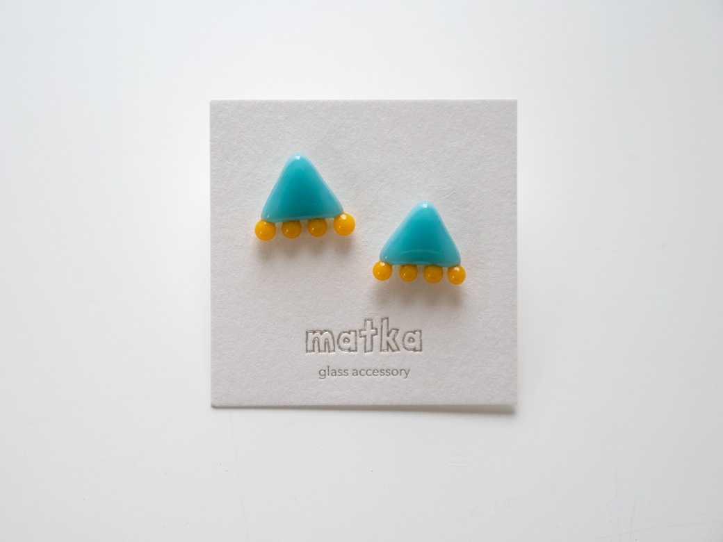 matka｜ガラスのアクセサリー circus（サーカス）【ピアス